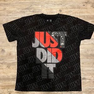Hustle Short Sleeve Signature T-Shirt Just Did It